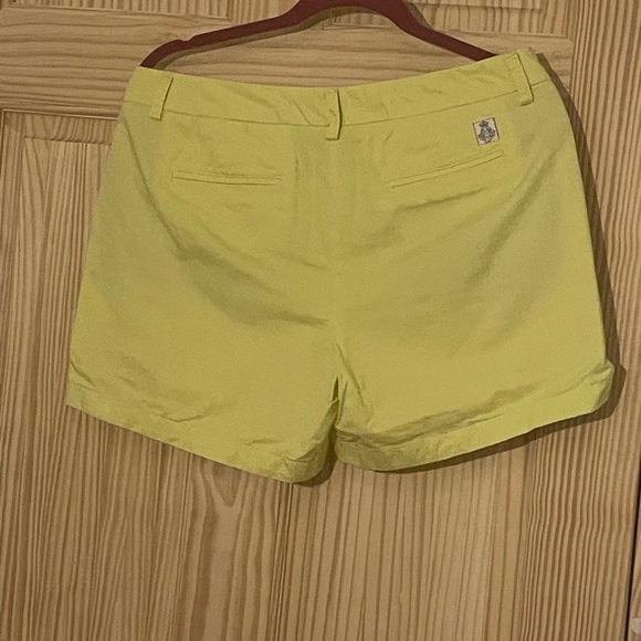 Tommy Hilfiger Women's Yellow Shorts - Picture 5 of 7